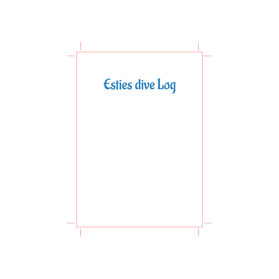 Custom Scuba Log Book - Online Designer