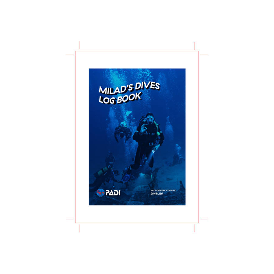 Custom Scuba Log Book - Online Designer